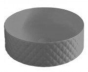 Раковина для ванной ArtCeram Rombo Ø44 см керамика серо-синий (denim) OSL009 37;00