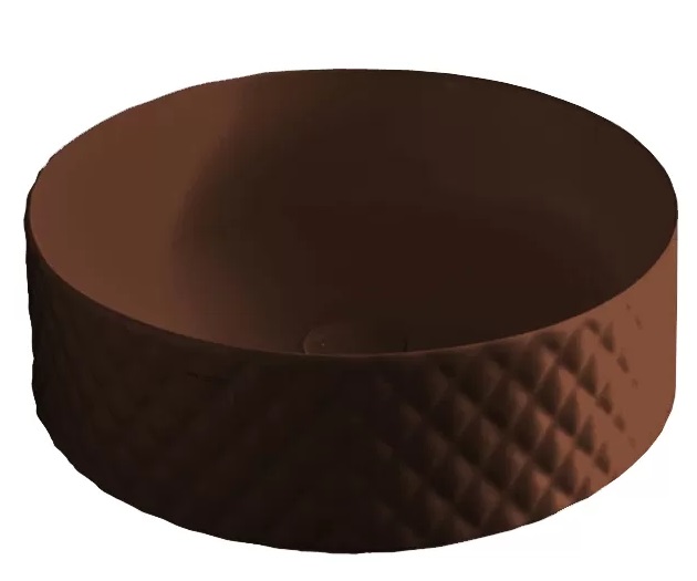 Раковина для ванной ArtCeram Rombo Ø44 см керамика коричневый OSL009 39;00