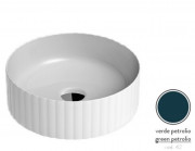 Раковина для ванної кімнати ArtCeram Millerighe Ø44 см кераміка синьо-зелений OSL010 42;00