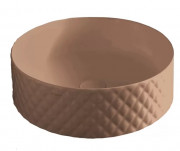 Раковина для ванної ArtCeram Rombo Ø44 см кераміка світло-коричневий OSL009 40;00