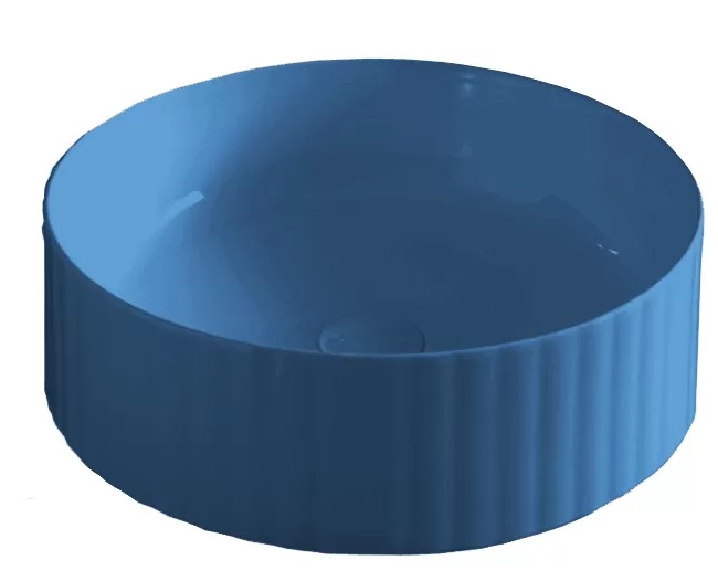 Раковина для ванной ArtCeram Millerighe Ø44 см керамика синий OSL010 38;00