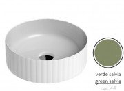 Раковина для ванной ArtCeram Millerighe Ø44 см керамика зеленый шалфей OSL010 44;00