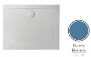 Душевой поддон Artceram Texture 90х72 см керамика синий PDR017 38;00