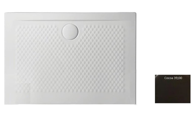 Душовий піддон Artceram Texture 100х70 см кераміка коричневий PDR018 39;00