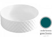 Раковина для ванной ArtCeram Rombo Ø44 см керамика зеленый OSL009 43;00