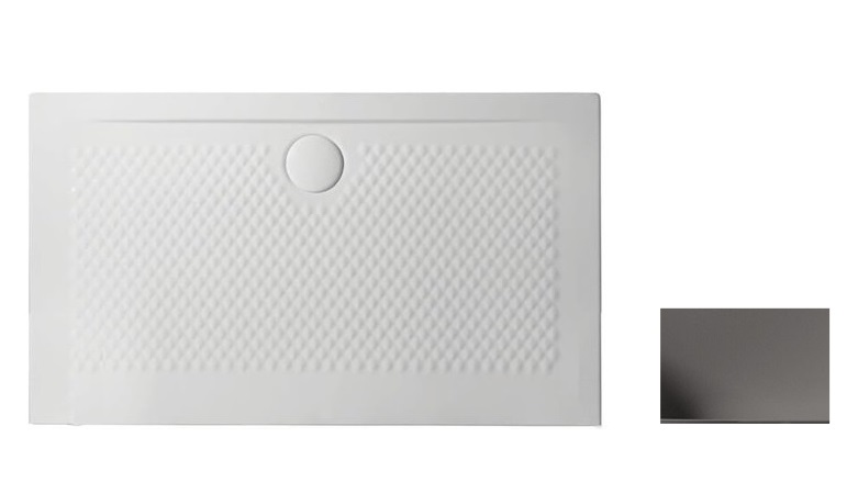 Душевой поддон Artceram Texture 120х80 см керамика серо-синий (denim) PDR021 37;00