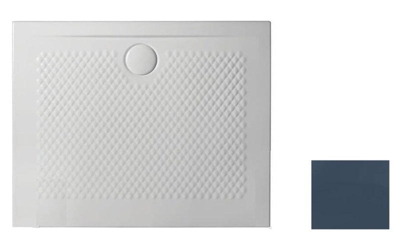 Душевой поддон Artceram Texture 100х80 см керамика темно-синий PDR019 36;00
