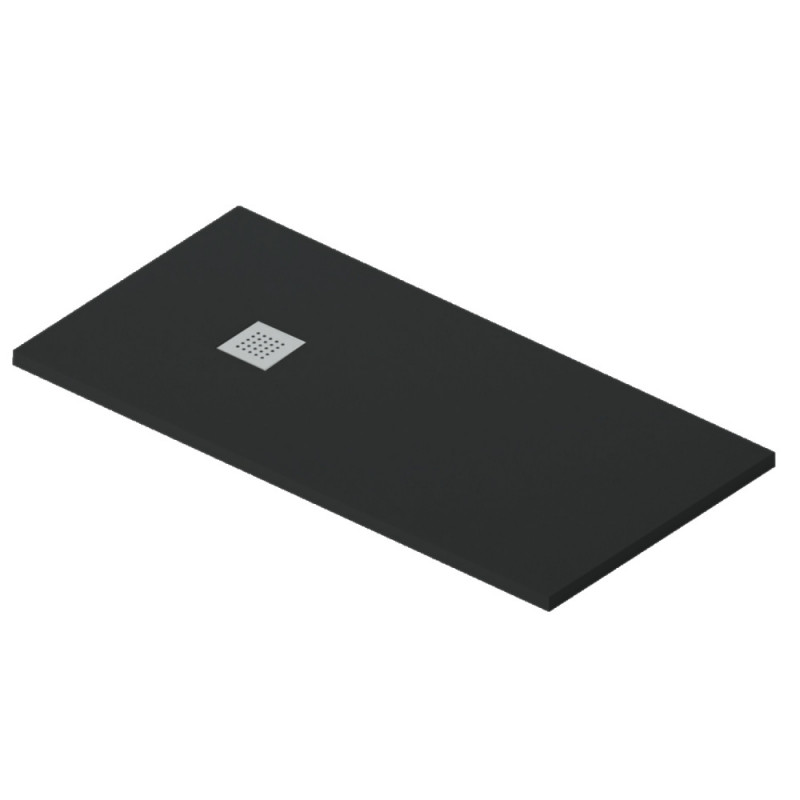 Душевой поддон Artceram Lapis 70х120 см керамика черный матовый PDR025 17;00