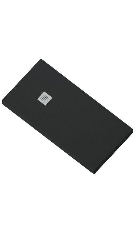 Душевой поддон Artceram Lapis 80х100 см керамика черный матовый PDR024 17;00