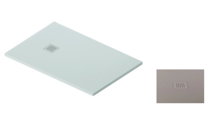 Душевой поддон Artceram Lapis 80х100 см керамика цемент PDR024 60;00