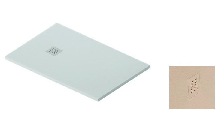 Душевой поддон Artceram Lapis 80х100 см керамика айвори PDR024 59;00