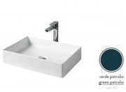 Раковина для ванной ArtCeram Scalino 55х38 см керамика сине-зеленый SCL002 42;00