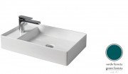 Раковина для ванной ArtCeram Scalino 60х38 см керамика зеленый SCL003 43;00