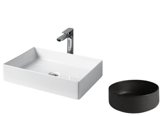 Раковина для ванной ArtCeram Scalino 55х38 см керамика чёрный (nero germania) SCL002 21;00