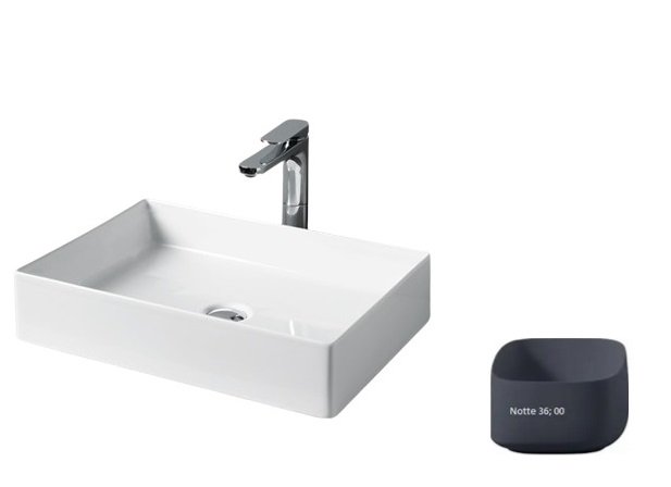 Раковина для ванної ArtCeram Scalino 55х38 см кераміка темно-синій SCL002 36;00