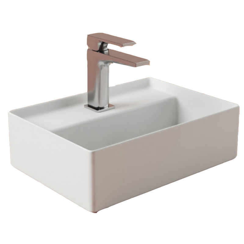 Раковина для ванной ArtCeram Scalino 38х27 см керамика белый матовый SCL005 05;00