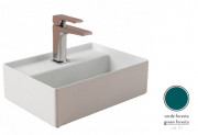 Раковина для ванной ArtCeram Scalino 38х27 см керамика зеленый SCL005 43;00