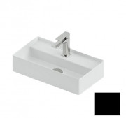 Раковина для ванної кімнати ArtCeram Scalino 50х27 см кераміка чорний матовий SCL006 17;00