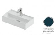 Раковина для ванной ArtCeram Scalino 50х27 см керамика сине-зеленый SCL006 42;00