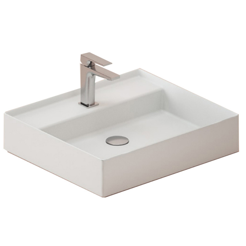 Раковина для ванной ArtCeram Scalino 55х48 см керамика белый SCL007 01;00