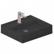 Раковина для ванной ArtCeram Scalino 55х48 см керамика черный матовый SCL007 17;00