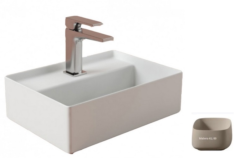 Раковина для ванной ArtCeram Scalino 38х27 см керамика бежевый SCL005 41;00