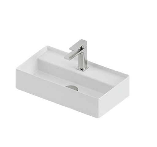 Раковина для ванной ArtCeram Scalino 50х27 см керамика белый матовый SCL006 05;00