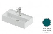 Раковина для ванной ArtCeram Scalino 50х27 см керамика зеленый SCL006 43;00