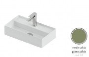 Раковина для ванной ArtCeram Scalino 50х27 см керамика зеленый шалфей SCL006 44;00