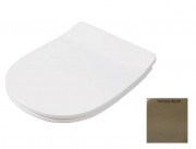 Сиденье с крышкой для унитаза ArtCeram Ten Soft-Close дюропласт светло-коричневый TEA011 40