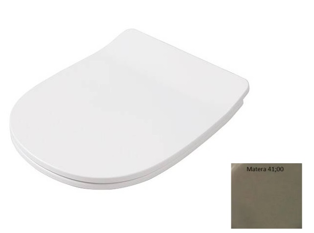 Сидіння з унітазною кришкою ArtCeram Ten Soft-Close дюропласт бежевий TEA011 41