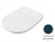 Сиденье с крышкой для унитаза ArtCeram Ten Soft-Close дюропласт сине-зеленый TEA011 42