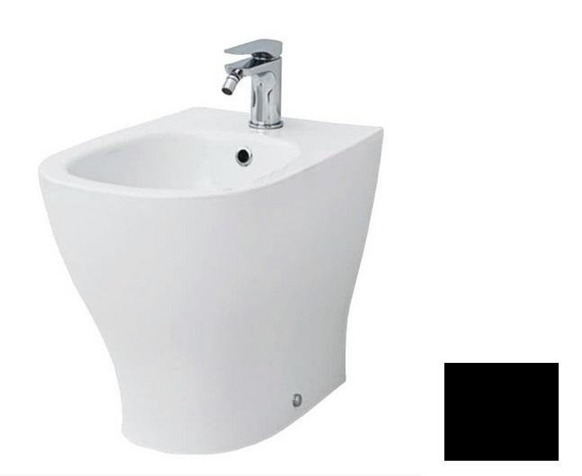Биде напольное ArtCeram Ten 36х52 см керамика черный матовый TEB001 17;00