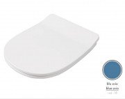 Сиденье с крышкой для унитаза ArtCeram Ten Soft-Close дюропласт синий TEA011 38