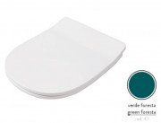 Сиденье с крышкой для унитаза ArtCeram Ten Soft-Close дюропласт зеленый TEA011 43