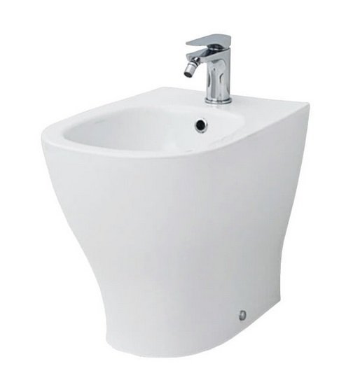 Биде напольное ArtCeram Ten 36х52 см керамика белый TEB001 01;00