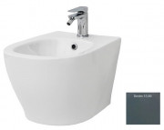 Биде подвесное ArtCeram Ten 36х52 см керамика серо-синий (denim) TEB004 37;00