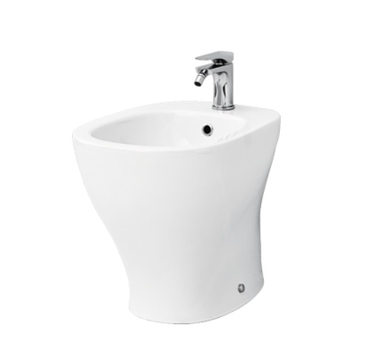 Биде напольное ArtCeram Ten 36х52 см керамика белый TEB003 01;00