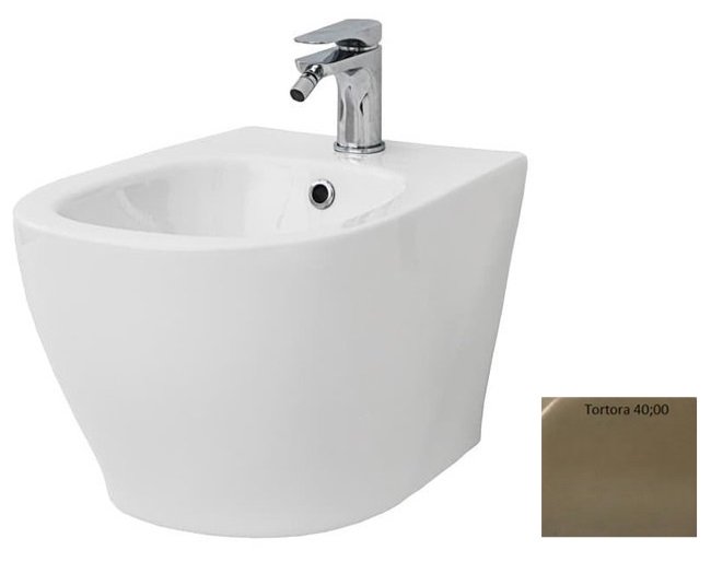 Біде підвісне ArtCeram Ten 36х52 см кераміка світло-коричневий TEB004 40;00