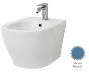 Биде подвесное ArtCeram Ten 36х52 см керамика синий TEB004 38;00
