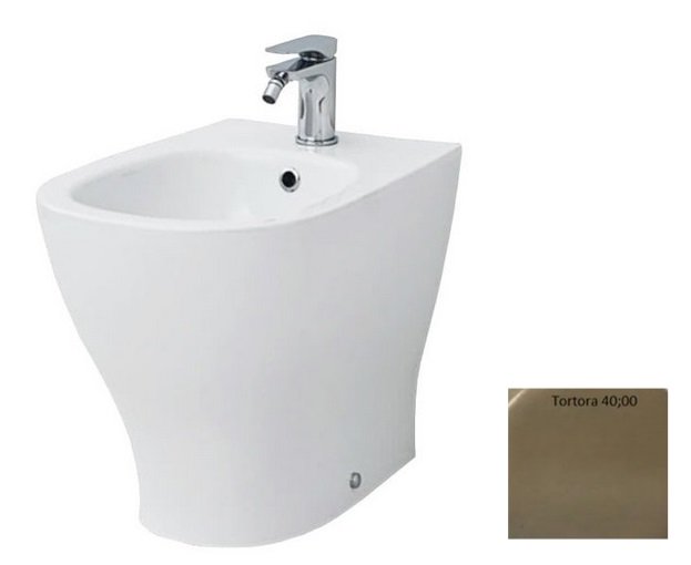 Біде підлогове ArtCeram Ten 36х52 см кераміка світло-коричневий TEB001 40;00