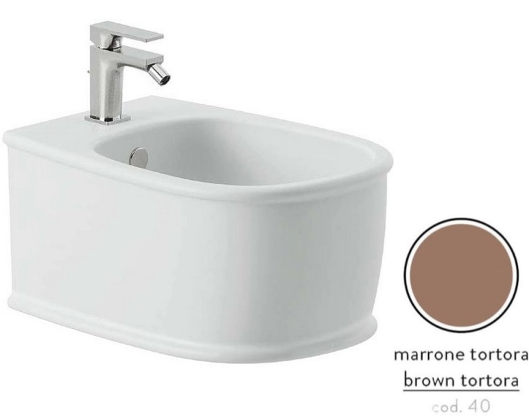 Біде підвісне ArtCeram Atelier 37,5х52,5 см кераміка світло-коричневий ATB001 40;00