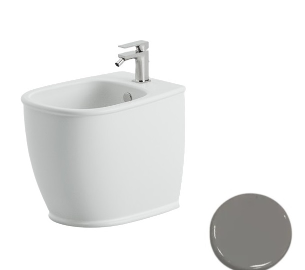 Биде напольное ArtCeram Atelier 37,5х52,5 см керамика серый ATB002 34;00