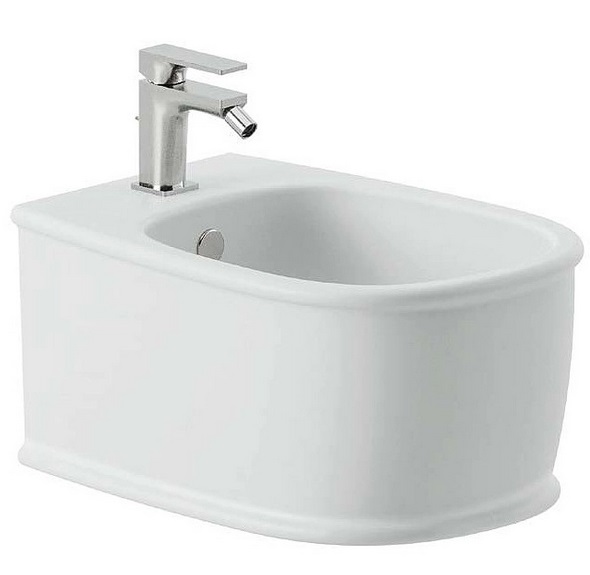 Биде подвесное ArtCeram Atelier 37,5х52,5 см керамика белый матовый ATB001 05;00