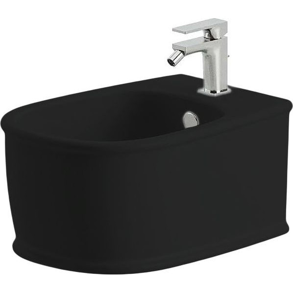 Биде подвесное ArtCeram Atelier 37,5х52,5 см керамика черный матовый ATB001 17;00