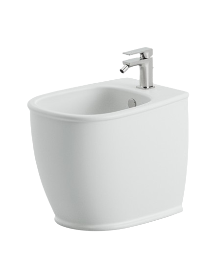 Биде напольное ArtCeram Atelier 37,5х52,5 см керамика белый ATB002 01;00
