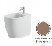 Биде напольное ArtCeram Atelier 37,5х52,5 см керамика светло-коричневый ATB002 40;00