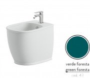Біде для підлоги ArtCeram Atelier 37,5х52,5 см кераміка зелений ATB002 43;00