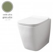 Унітаз підлоговий ArtCeram A16 безободковий 36х52,5 см кераміка зелена шавлія ASV004 44;00