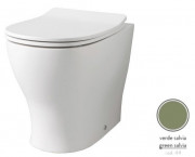 Унитаз напольный ArtCeram Ten 36х52 см керамика зеленый шалфей TEV002 44;00